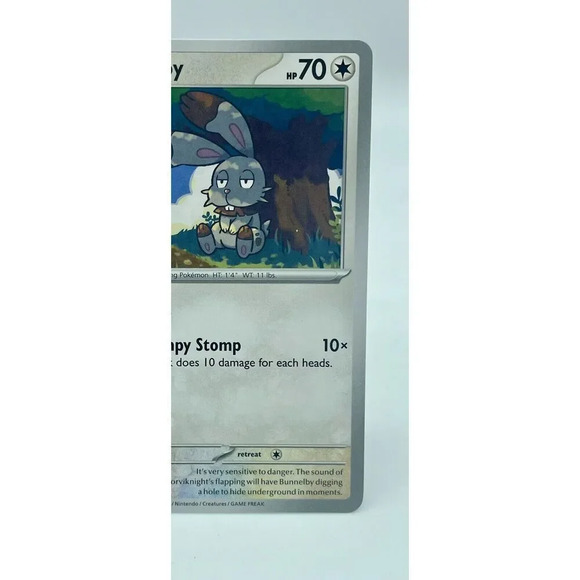 Bunnelby 175/197 Common S&V: Obsidian Flames Non-Holo Pokémon TCG Mint Unplayed - Picture 3 of 6